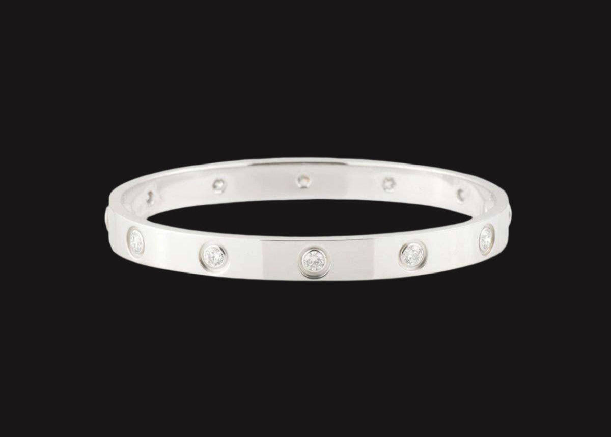 Medusa Bracelet White Gold
