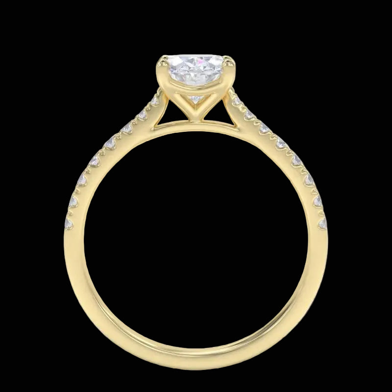 Classic Oval Shoulder-Set