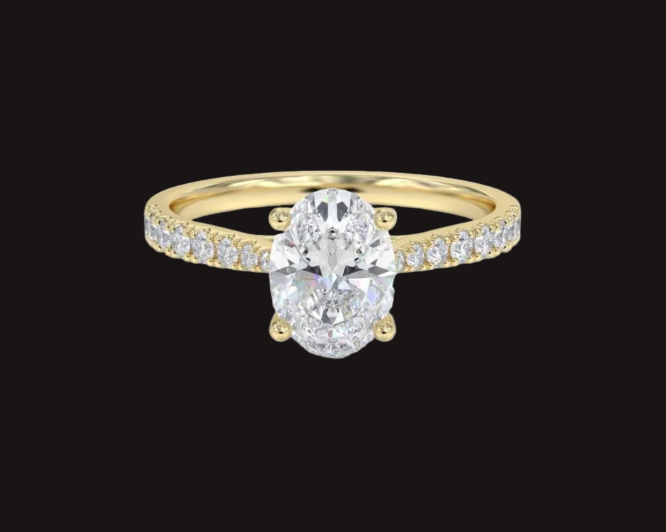Classic Oval Shoulder-Set