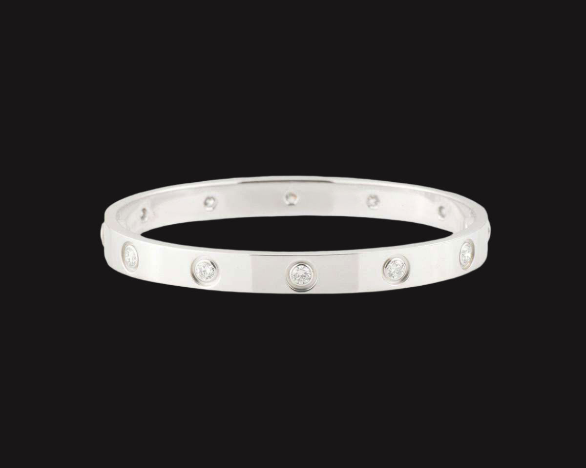 Medusa Bracelet White Gold